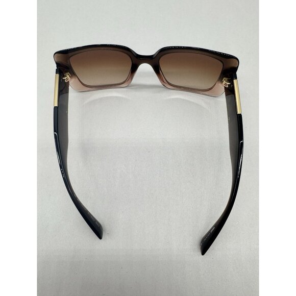 VERSACE rectangular women's large sunglasses + case  Brown 54mm VE4405 - Picture 11 of 14
